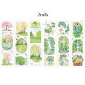 Mr. Paper PET waterproof tape six sections long tape handbook material decorative beauty tape DIY photo frame magazine album. 