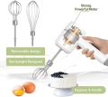 2 in 1 Electric Hand Mixer & Food Chopper,Egg Beater Automatic Milk Foam Maker. 