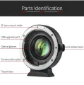 Viltrox EF-EOS M2 EF-M Lens Adapter ring 0.71x Focal Reducer Speed Booster Adapter for Canon EF lens EOS M mount Camera M6 M3. 