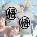 2023 New Dragon Ball Theme Top Fashion Cartoon Cartoon Cool Boy T-shirt Men's Cartoon 3D T-shirt Boys' Street Summer Dress. 