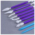 9 Pieces Plastic Clay Modeling Tools Ceramic Pottery Tool Kit for Shaping and Sculpting. 
