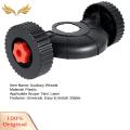 SuperRide Adjustable Height Lawn Mower Rollers Universal Lawn Mower Support Wheels for Easy Mowing Comfo ble Grass Trimmer Attachment for Prevent Accidental Cuts with Support Wheels. 
