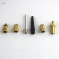 6pcs Cycle Valve Adaptor Kit Balloon Pump Nozzle Air Inflation For Bicycle. 