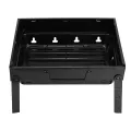 KOGEEK Thickened BBQ Portable Barbecue Oven Folding Home Grill Outdoor Black Steel Furnaces Outdoor Gift Compact Grill Cooker. 
