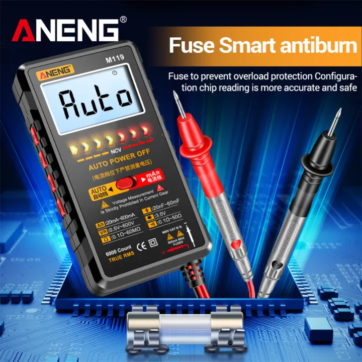 %5BGood%20Product%5D%20ANENG%20M119%20Portable%20Digital%20Multimeter%206000%20Counts%20Multimetro%20Avometer%20Transistor%20Capacitor%20Tester%20-%20Image%204