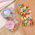 50PCS/Bottle Cute Rubber Eraser Creative Animal Fruit Pencil Erasers Mini Kawaii Writing Student Stationery Correction Supplies. 