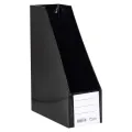 Magazine Holder Laminated 3"/ 4"/ 6" - Black. 