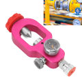 CO2 Tank Test Valve Easy To Install Polished Anti Oxidation Stainless Steel Aluminum Alloy CO2 Filling Valve for Gas Refilling. 