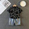Kids Clothes Suit Summer Children Boy Girl T Shirt Shorts Full Bear 2Pcs/sets Baby Toddler Clothing Infant Sportswear. 