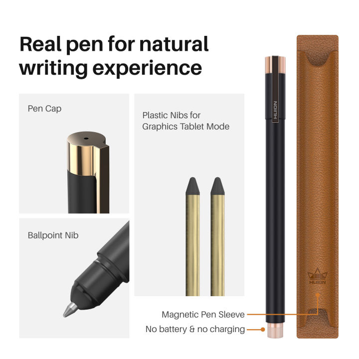 HUION%20Note%202-in-1%20Digital%20Notebook%20Drawing%20Tablet%20With%20Battery-free%20Pen,%20Bluetooth%20Wireless%20Paper%20Tablet%20Electronic%20Writing%20Pad%20for%20Note-taking,%20Digital%20Art%20Meeting,%20Refillable%20A5%20Notepad,%209.5x7inch%20-%20Image%202