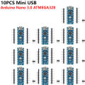 Mini / Type-C / Micro USB Nano 3.0 With the bootloader compatible Nano controller for arduino CH340 USB driver 16Mhz ATMEGA328PB. 
