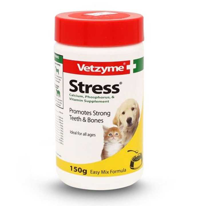 Vetzyme Stress Powder For Cats & Dogs 150g