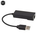 USB Ethernet Adapter Network Card USB Lan Mini Network Adapter USB to RJ45 10/100 Mbps Lan USB RJ45 Card for Mac PC Laptop. 