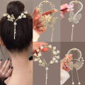 Butterfly Bell Orchid Hair Claw Clip Swan Tassel Ponytail Buckle Pearl Hairpin ANLAN. 