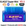 ELM327 V2.1 Version Auto OBD Scanner Code Reader Tool Car Diagnostic Tool Super MINI ELM 327 For Android Xiaomi Huawei - v2.1 Without CD. 