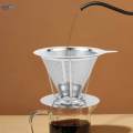 Mesh Coffee Filter for Single Cup Brew Coffee Dripper for Cafe Kitchen Home. 
