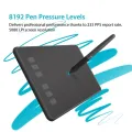 HUION H640P 6 x 4 inch Ultralight Digital Tablets Graphic Drawing Pen Tablet. 