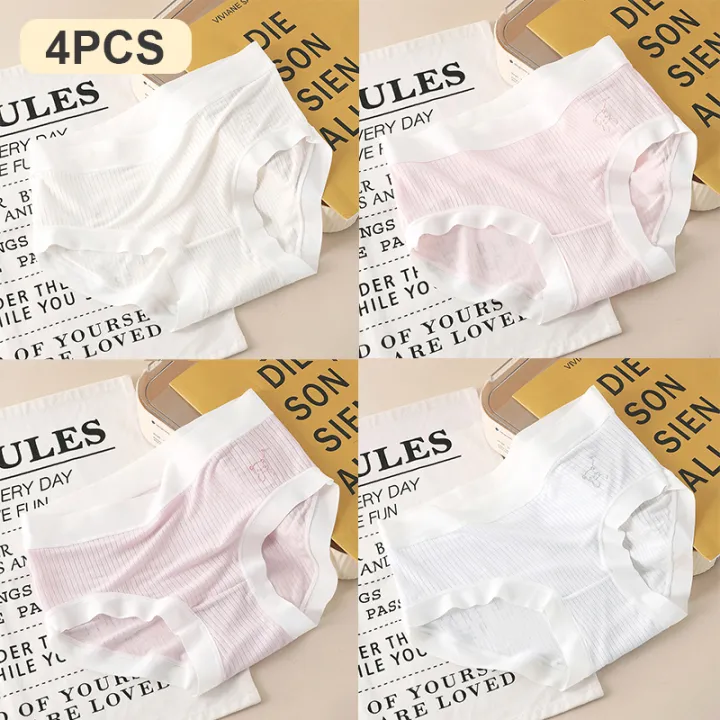 Modal%20underwear%20women's%20pure%20cotton%20crotch%20women's%20seamless%20mid%20waist%20thin%20comfortable%20triangle%20bottom%20pants%20-%20Image%209