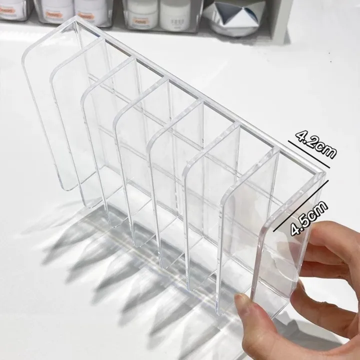 Multi-Slot%20Makeup%20Storage%20Vanity%20Organizer%20Plastic%20Transparent%20Storage%20Box%20for%20Office%20Organization%20-%20Image%204