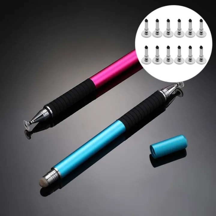 12pcs%20Replacement%20Disc%20Tips,%20High%20Precision%20Fine%20Point%20Round%20Disk%20for%20Stylus%20Pen%20-%20Image%202
