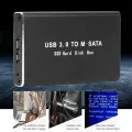 【China 】 Mini SSD Hard Drive External Hard 5Gbps USB 3.0 SATA Hard Drive Aluminum Case. 