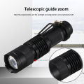 【ThinkWay】Portable UV Flashlight Ultraviolet Torch Zoomable Banknote Detector LED {5% diskwento sa dalawang piraso}. 