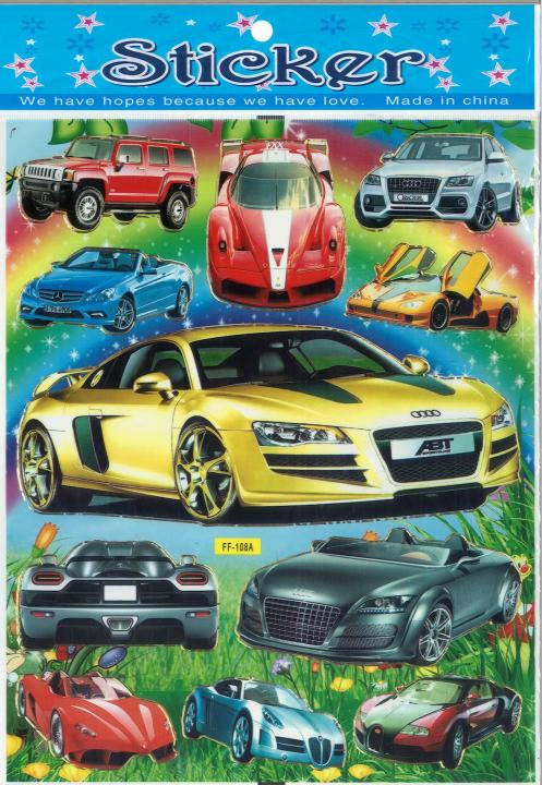 1pcs  Car stickers book Laptop dress up stickers kids toys pegatinas for children