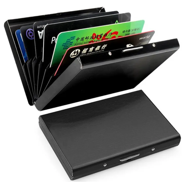 Stainless%20Steel%20Credit%20Card%20Holder%20Men%20Slim%20Anti%20Protect%20Travel%20ID%20Cardholder%20Women%20Rfid%20Wallet%20Metal%20Case%20Porte%20Carte%20-%20Image%206