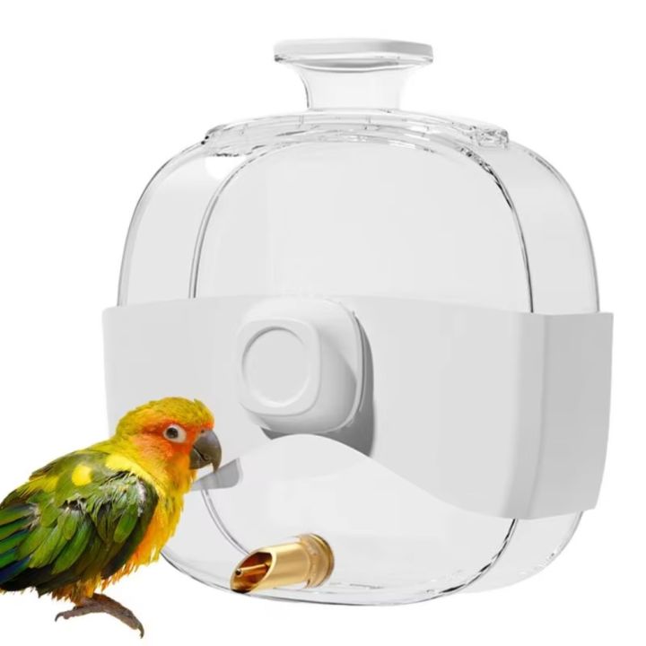 Watering System Transparent Bird Cage Water Dispenser Large Capacity ...