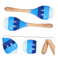Maracas Hand Percussion Rattles, Wooden Rumba Shaker Musical Instrument for Kids Adults, Set of 2 Easy to Use. 