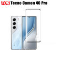 Tecno Camon 40 Pro Full Cover Tempered Glass Film for Tecno Camon 40 Pro 5G Camon 40 Screen Protector +Camera Lens Glass. 
