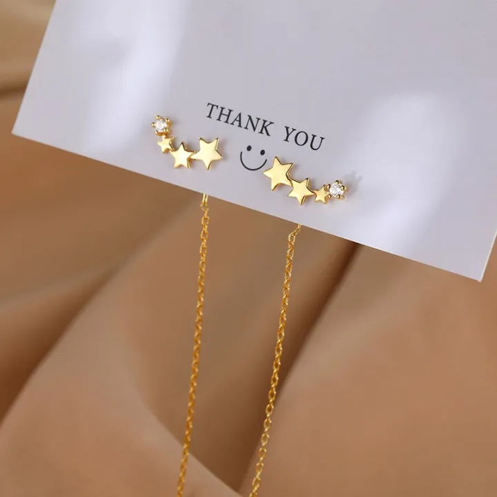 Gold%20and%20Silver%20INS%20Trendy%20Cute%20Star%20%20Long%20Earrings%20Tassel%20Chain%20Earrings%20%20Korean%20Fashion%20Jewelry%20Party%20Presents%20for%20Women%20-%20Image%204