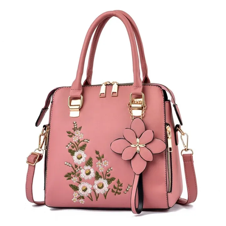 Floral%20Detail%20Shoulder%20Bag,%20Trendy%20Zipper%20Handbag%20For%20Work,%20Casual%20Crossbody%20Bag,%20Women's%20Floral%20Decor%20Purse%20-%20Image%207
