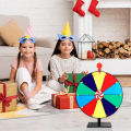 Vividaea 30cm Spinning Wheel for Events 12 Inch Prize Wheel with Stand for Carnivals Trade Shows Spinning Roulette Wheel with Marker Eraser Big Turntable for Fun Events Sturdy Spinning Game Accessory. 