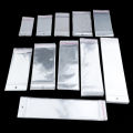 100 pcs Transparent Self Adhesive Seal Plastic Storage Bag OPP Poly Pack Bag With Hang Hole Retail Packaging Pouch. 