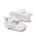 Yfashion Baby Cotton Girls Princess Toddler Shoes Cute Lace Bowknot Decoration Breathable Non-slip Soft Sole Shoes. 