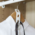 4Pcs/Set Hanger Connection Clothes Hook Multifunctional Hanger Storage Hook Household Cabinets Folding Storage Holder Behind The Door. 