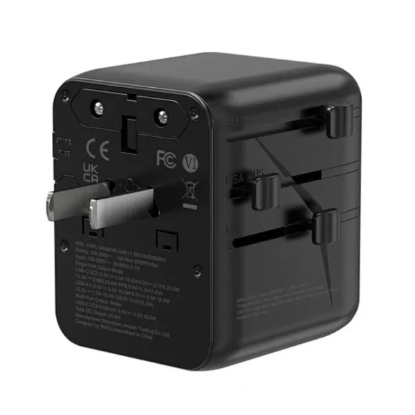 WiWU%20Aramid%20Fiber%20Warriors%2025W%20GaN%20Plug%20Adapter%20%E2%80%93%205%20Port%20USB-C1/C2%20(Single%20Port),%C2%A0USB-A1%20(Single%20Port),%C2%A0Multi-Port%20Mode%20(USB-C1/C2%20+%20USB-A1)%20(%20Wi-UA011)%20-%20Image%203