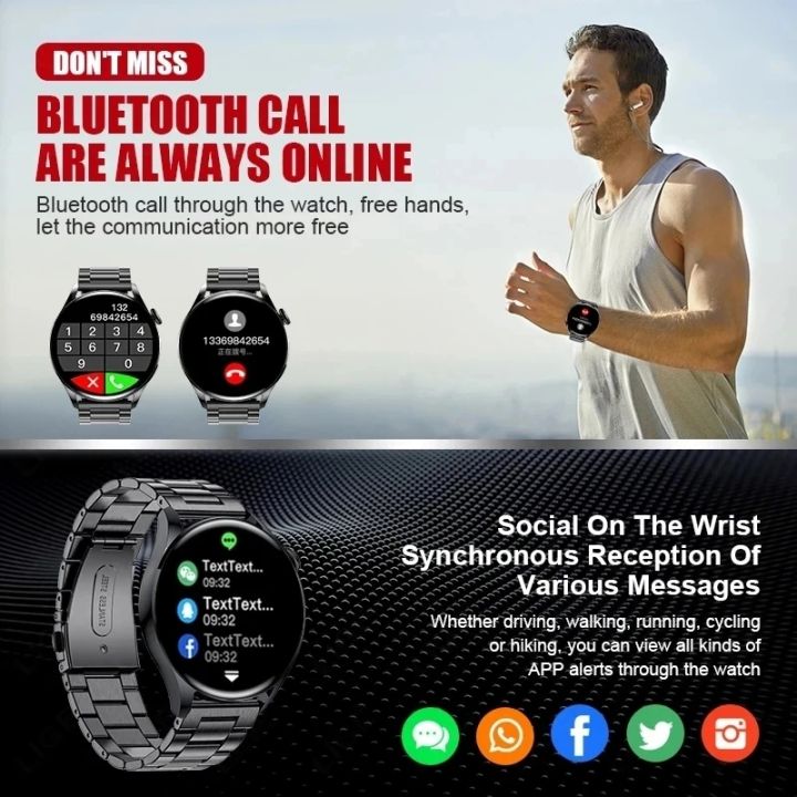 2024%20New%20GT3%20Pro%20Smart%20Watch%20Men%20Women%20AMOLED%20420*420%20HD%20Screen%20Heart%20Rate%20Bluetooth%20Calls%20Waterproof%20SmartWatch%20For%20Android%20IOS%20-%20Image%202