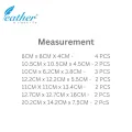 Set of 17 Pieces High Quality Plastic Containers with Cover.  Multi-Function Food Storage Containers. 