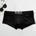 Men Underwear with Elastic Waistband Men's Low-rise Letter Print Boxer Briefs Breathable U-convex Shorts with Elastic Waistband for Comfort Style Buyers' Favorite Basic Design Men Underwear. 
