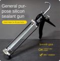 Heavy Duty Stainless Steel Silicone Gun Silicone Sealant Caulking Gun glass Cement Rubber glue Resin Silicone Machine T-1-104-1900 L. 