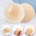 Round Silicone Reusable Nipple Covers for Women and Men, 2 Pieces, Beige. 