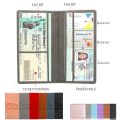 Pu Leather Ultra-thin Driver License Holder Driving License Case ID Bag DIY Cover for Car Driving Documents Folder Wallet Unisex. 