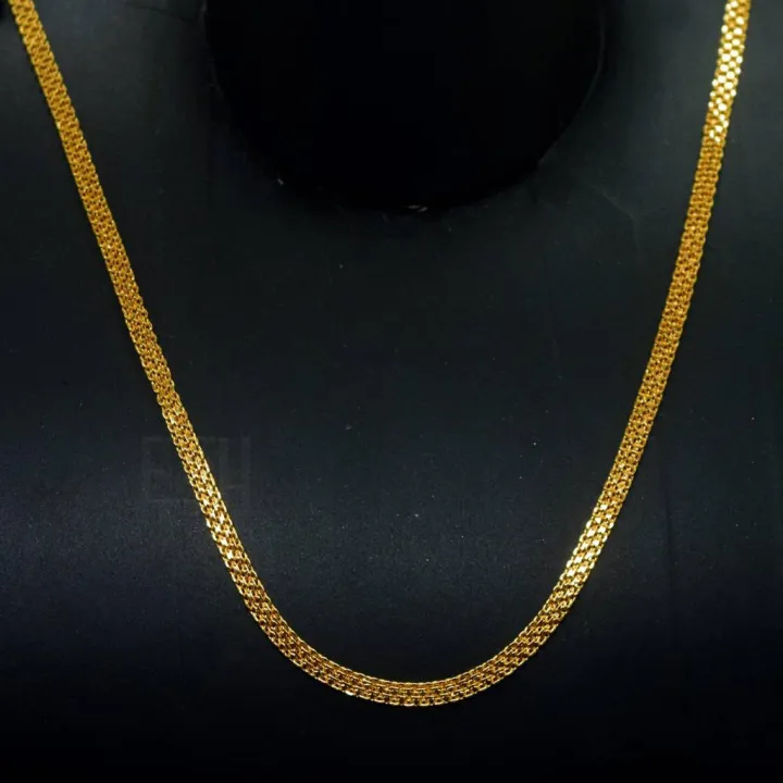 Gold%20plated%203.5MM%20Bismark%20Chain%20For%20Ladies%20&%20Gents%2018/24%20Inch%20-%20Image%202
