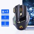 Rechargeable 2.4GHZ Wireless Mouse PC Gamer Mouse Computer Gaming Mouse Ergonomic Mouse 3200 DPI. 
