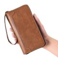 【QuasarQuarters】Wallet Large Capacity Long Clutch Outdoor Bag Men's Clutch Handbag Zipper Style. 