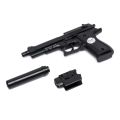 Glock17 - High-Performance Airsoft Gun with 6mm Bullets - PUBG Military Style Realistic Tactical Pistol Toy Guns for Boys, Spring-powered Pull-back Trigger Action, Outdoor Play, Gel Blasters, Shooting Gun Toy, BB Guns for Adults Kids Boys Girls. 