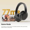 Soundpeats Space Pro Over Ear Headset 151H Playtime Headphones Wireless Earphones ANC Gaming Headphone BT5.4 Wireless Earphones. 