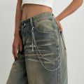 New Punk Star Pendant Pant Chain Metal Multilayer Waist Keychain Hip Hop Casual Jeans Chain Women Man Gifts. 